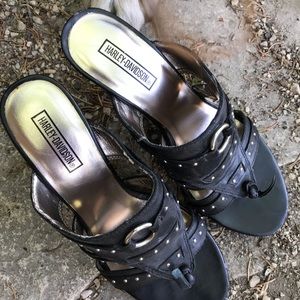 VINTAGE Harley Davidson Heels